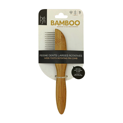Pieptene din bambus Hery Labo 16 pini