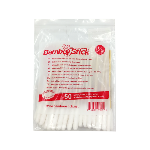 BambooStick bețe pentru curățarea urechilor câinilor 50pcs Patyczki_BambooStick_do_czyszczenia_uszu_psa_10szt_M-L.png