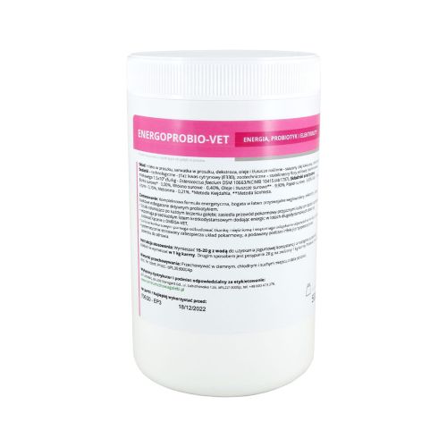 ENERGOPROBIO-VET probiotic și electroliți ENERGOPROBIO-VET probiotyk i elektrolity 500g.jpg