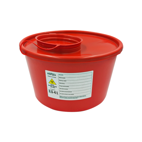 Container pentru deșeuri medicale roșu Pojemnik na odpady medyczne czerwony 3,5 l.png