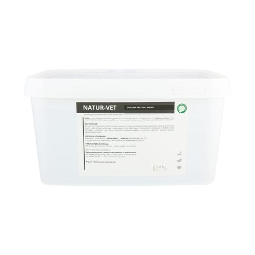 NATUR-VET pastă furajeră pe bază de plante NATUR-VET ziołowa pasta do karmy4kg.jpg