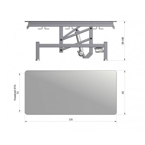 Masă radiografică electrică veterinară VET-RE1 VET-RE1-2.jpg