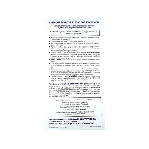 Bentawet P pentru diaree la purcei 1 kg Bentawet P na biegunkę dla prosiąt 1 kg-2.png