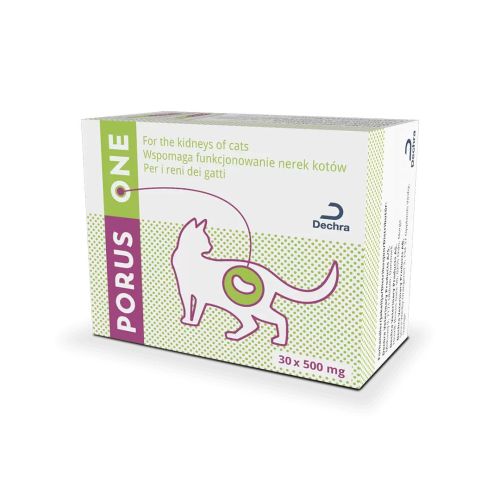 PORUS ONE pentru rinichi pentru pisici 30 x 500 mg Dechra dechra-porus-one-box.jpg