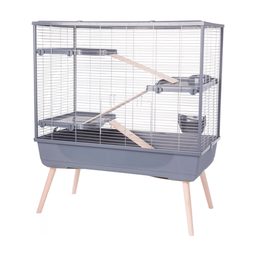Cușcă NEOLIFE 100 XL pentru iepure Zolux NEOLIFE-100-XL-szara.png