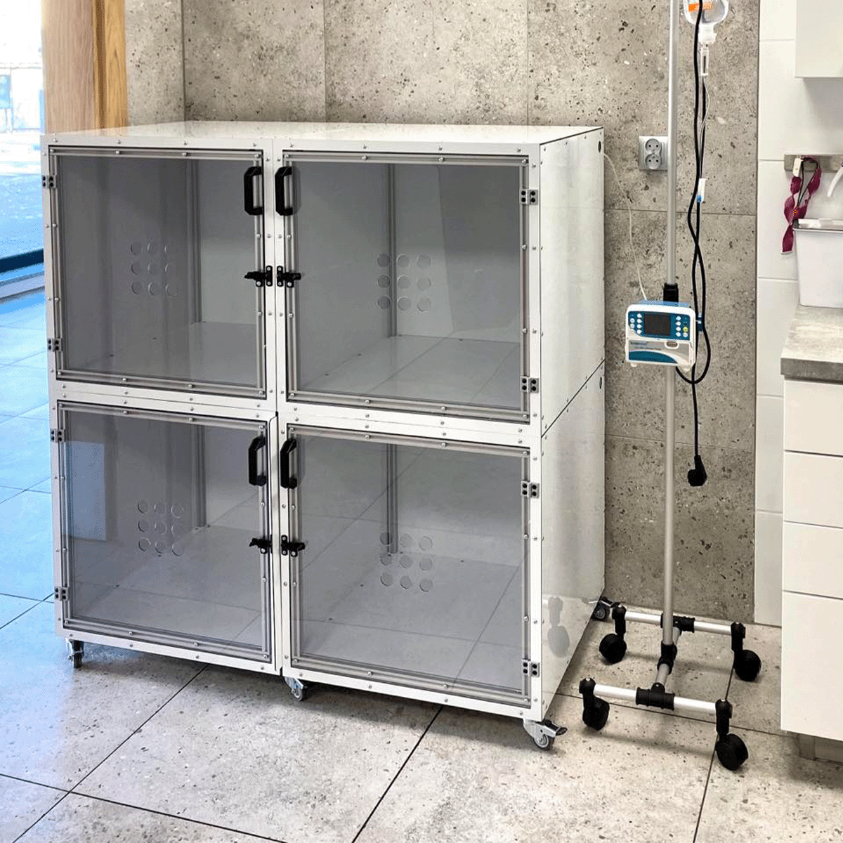 Set de 4 cuști mari pentru animale