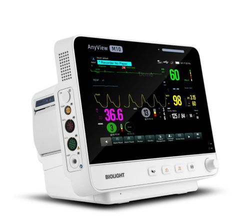 Monitor pacient M10 Biolight Kardiomonitor M10 Biolight z 10,4-calowym ekranem dotykowym monitoruje EKG, SpO₂, NIBP, oddech i temperaturę. Lekki, mobilny, z funkcją rozpoznawania arytmii i długą pracą na baterii – idealny do opieki weterynaryjnej i medycznej.