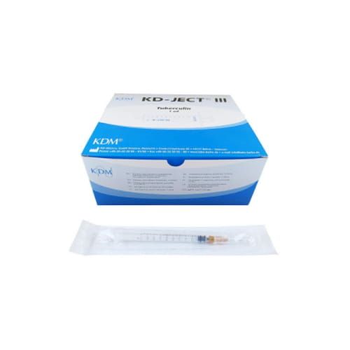 TBC Seringă 1ml cu ac 0.45x12 KD-JECT 100 buc.