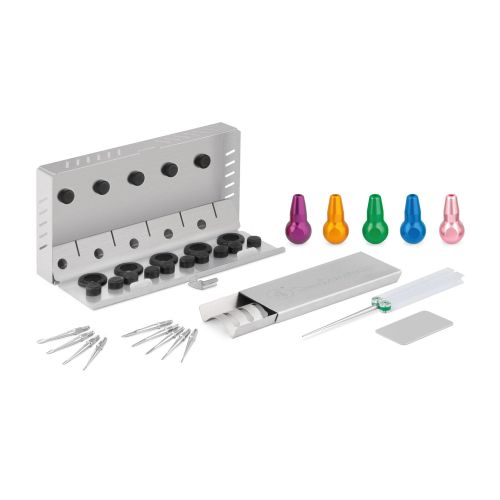Set cu mâner lung din aur DENTANOMIC