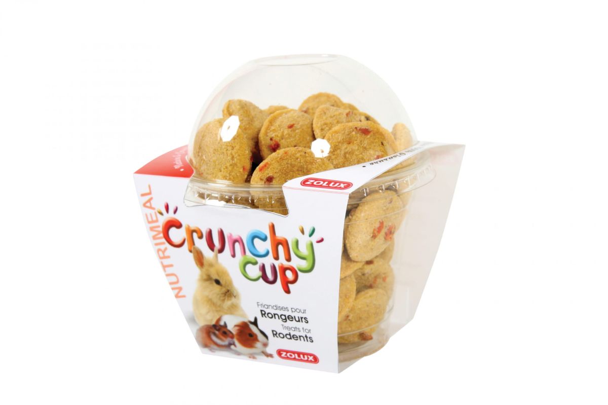 CRUNCHY CUP tratează rozătoarele cu morcovi