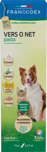 VERS O NET Paste pentru probleme digestive pentru câini și pisici 70g