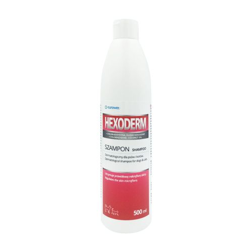 Șampon Hexoderm pentru câini și pisici 500 ml Eurowet