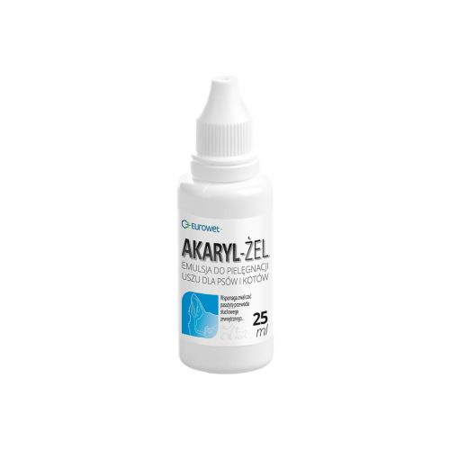 Akaryl żel do pielęgnacji uszu 25 ml Eurowet.jpg
