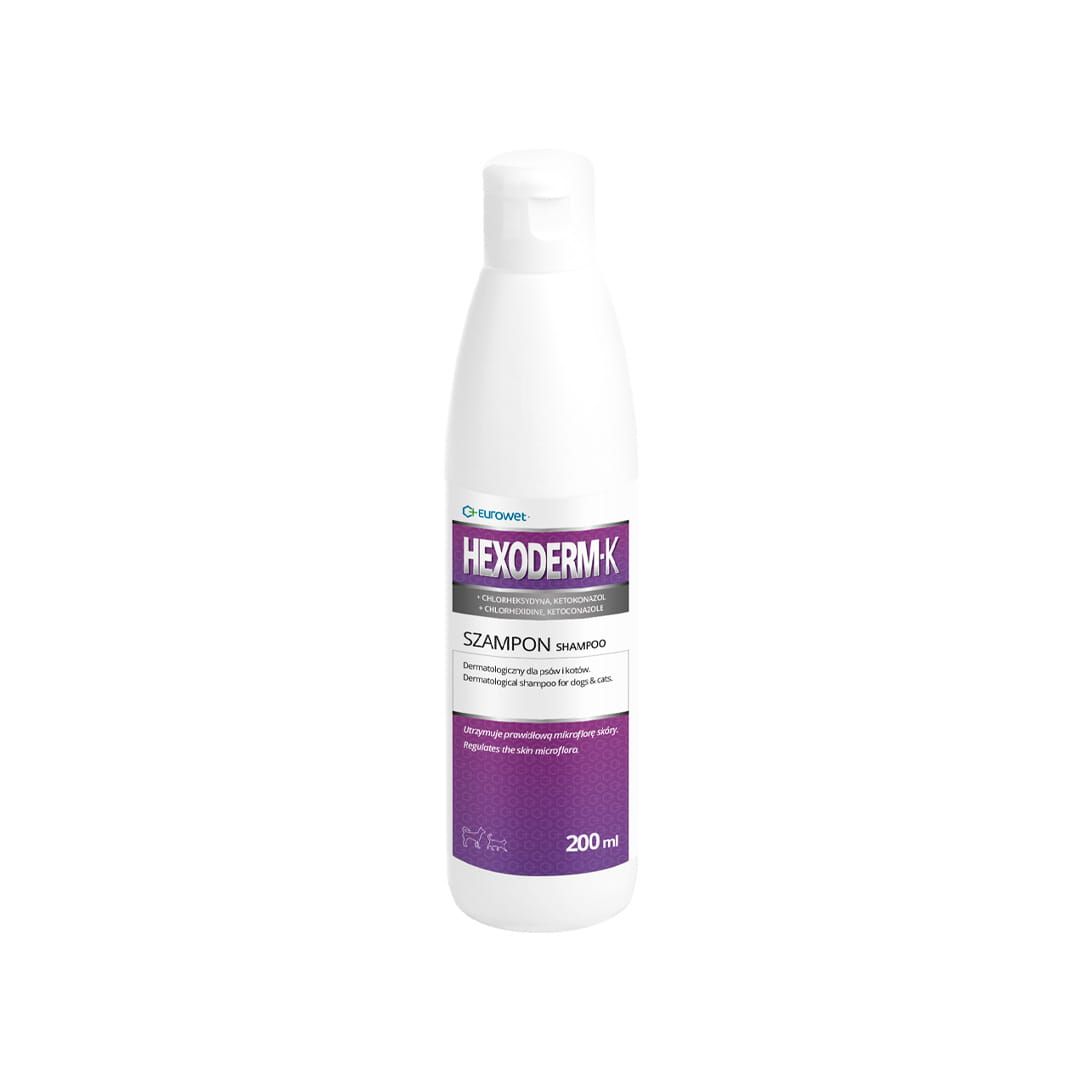 Hexoderm-K szampon dla psów i kotów 200 ml Eurowet.jpg