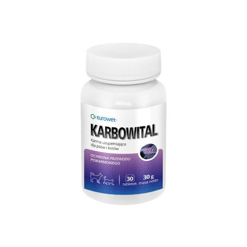 Carbovital pentru câini și pisici 30 buc Eurowet Karbowital dla psów i kotów 30 szt Eurowet.jpg