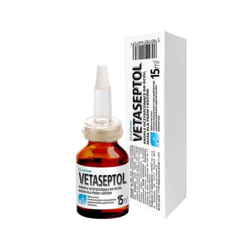 Vetaseptol picături pentru ochi și nas 15 ml Eurowet Vetaseptol krople do oczu i nosa 15 ml Eurowet.jpg