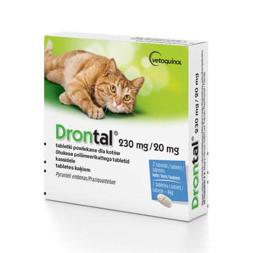 Drontal pentru pisici 2 comprimate Drontal dla kotów 2 tabletki.jpg