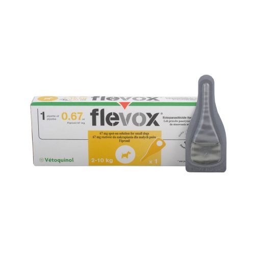 Flevox soluție împotriva puricilor și căpușelor pentru câini Flevox roztwór na pchły i kleszcze dla psów 0,67.jpg