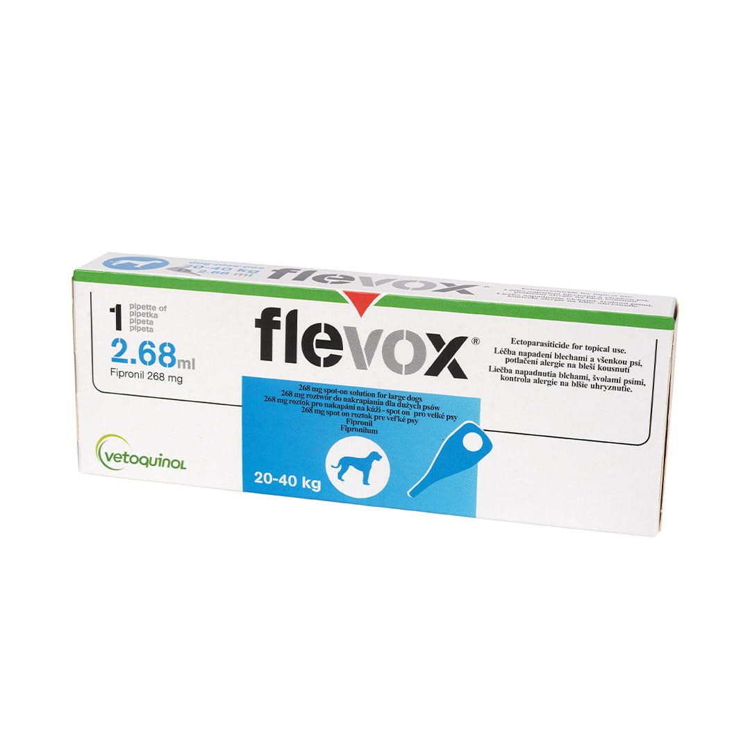 Flevox soluție împotriva puricilor și căpușelor pentru câini